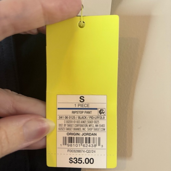 All In Motion Black Ripstop Drawstring Pants - Picture 5 of 13